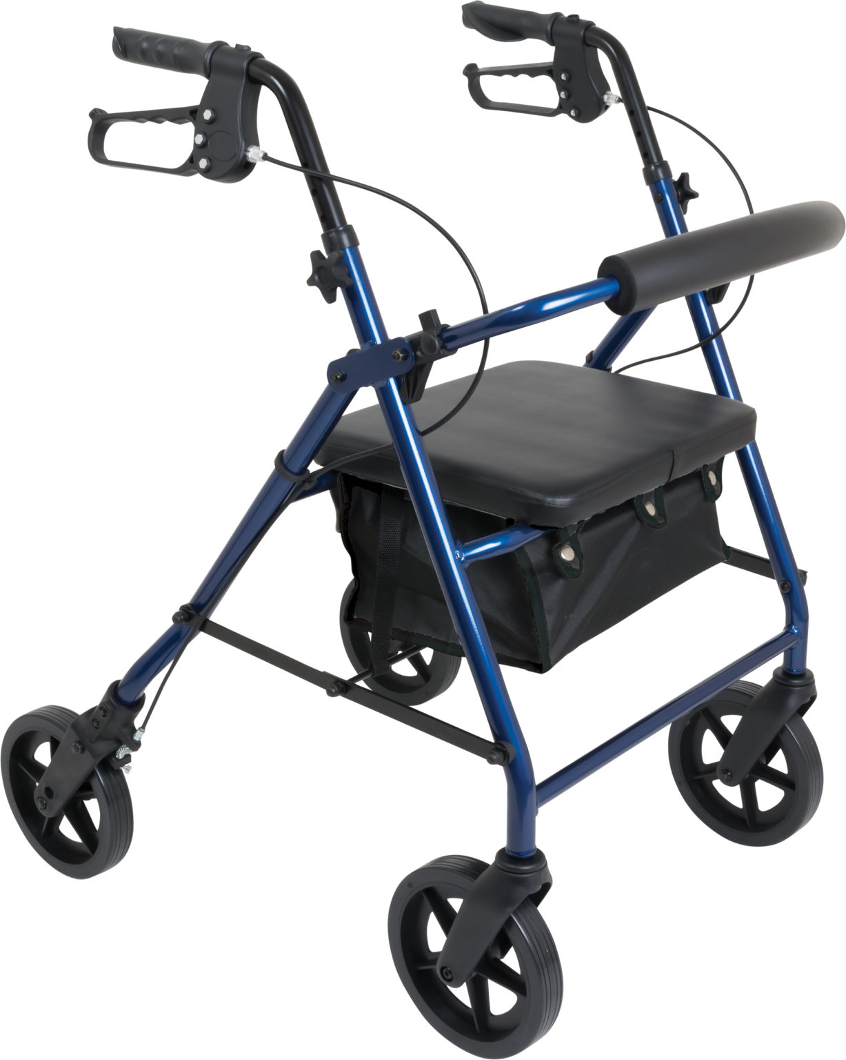 Walker Evolution 4 Wheeled Walker/Tray/Basket - Anderson Wheelchair